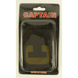 Капитанская повязка для футбола и командных видов спорта, черная