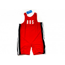 Трико борцовское REAL SPORTS RUS, красное, S