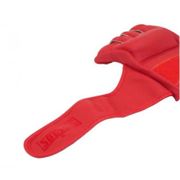 Перчатки для ММА MAT SOLTAS ( краги ), материал DX, цвет красный, размер (XL)