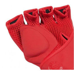 Перчатки для ММА MAT SOLTAS ( краги ), материал DX, цвет красный, размер (XL)