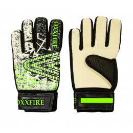 Перчатки вратарские OXXFIRE(NEW), черный/белый/зеленый, 8