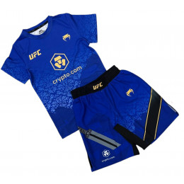 Набор майка/шорты (5 комплектов) VENUM UFC CRYPTO(TR) 3022, взрослый, синий (S-XXL)