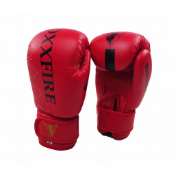 Перчатки боксерские OXXFIRE ELITE CLUB, PVC, (12 OZ), красный