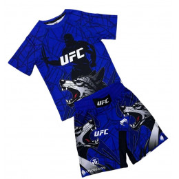 Набор майка/шорты (6 комлпектов) VENUM UFC (TR)2042 детский, синий (128-XS)