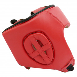 Шлем боевой BoyBo, BH200, искусственная кожа, красный (S)