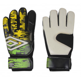Перчатки вратарские UMBRO(Размер 7), черный/желтый/зеленый, модель №11