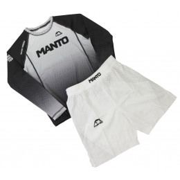 Набор рашгард/шорты (6 комплектов) MANTO(NEW MODEL) 105, детские, цвет серый, 128 (6-7л)-XS(12-13л)