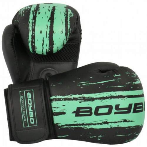 Перчатки боксерские BoyBo Stain BGS322, Флекс, голубой (12 OZ)