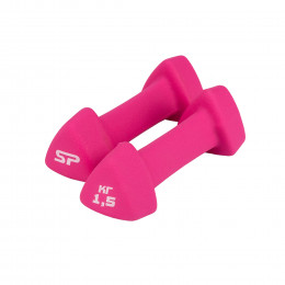 Гантель неопреновая ESPADO ES1118PK розовая, 1 пара (1.5)