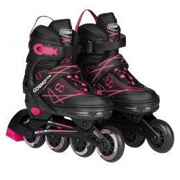 Ролики Cosmoride Freerider черно-розовые (35-38)