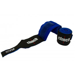 Набор бинтов боксерских CLINCH (10 пар), 3.5 м (синий, эластик)