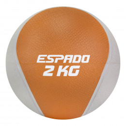 Медбол ESPADO 2 кг, серый-коричневый ES2602