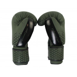 Боксерские перчатки OXXFIRE COMFORT(BEE), FLEX, (12oz), оливковый/зеленый