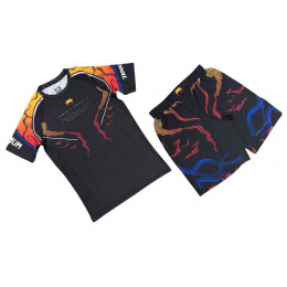 Набор майка/шорты (5 комлпектов) VENUM UFC (TR)3056, взрослый, черный/желтый (S-XXL)