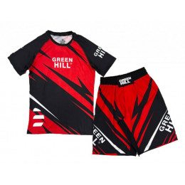 Комплект майка/шорты(2) GREEN HILL 12017, взрослый (красный) (L)