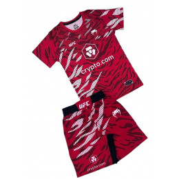 Набор майка/шорты (6 комлпектов) VENUM UFC(CRYPTO) (TR)2016 детский, красный (128-XS)