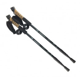 Палки для скандинавской ходьбы ENERGIA, пробковая ручка, черные