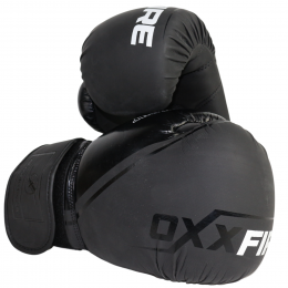 Перчатки боксерские OxxFire Amateur, черные (8 OZ)