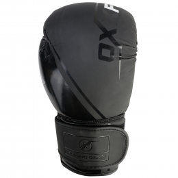Перчатки боксерские OxxFire Amateur, черные (8 OZ)