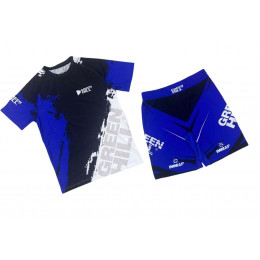 Набор майка/шорты(5 комплектов) GREEN HILL (3066), взрослый, черный/синий (S-XXL)