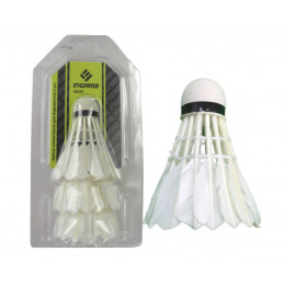 Набор воланчиков для бадминтона Ingame BASIC IN03VB, белый