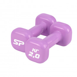 Гантель виниловая ESPADO ES1119LC сиреневая, 1 пара (2)