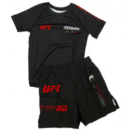 Набор майка/шорты (4 комплекта) VENUM UFC(NEW MODEL) 178, детские, цвет черный, 152 (6-7л)-XS(9-10л)
