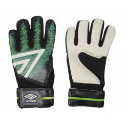 Перчатки вратарские UMBRO(Размер 9), черный/зелёный, модель №4