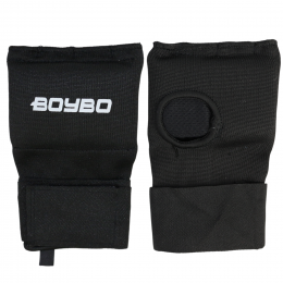 Бинты быстрые для бокса гелевые BoyBo, черный, BB2002 (L)