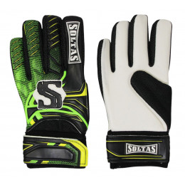 Перчатки вратарские SOLTAS, зеленый/черный, (6)