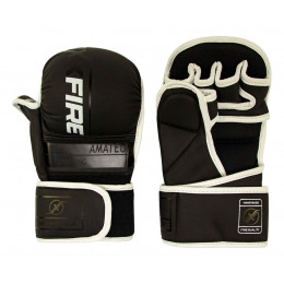 Перчатки тренировочные OXXFIRE MMA, черные, DX, XS