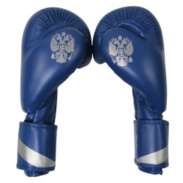 Перчатки боксёрские CLINCH DX, синие (10OZ)
