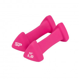 Гантель неопреновая ESPADO ES1118PK розовая, 1 пара (1)