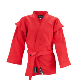Куртка для самбо BoyBo, 550г/м2, красная,BSJ120 (S (150))
