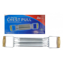 Эспандер плечевой, 5 пружин, в коробке, деревянные ручки