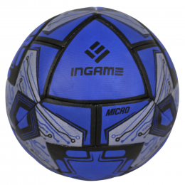 Мяч футбольный INGAME MICRO hybrid technology, №5 сине-черный IFB-223