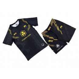 Набор майка/шорты (6комплектов) VENUM UFC(CRYPTO)TR 2014, детский (черный/белый/золото), (128-XS)