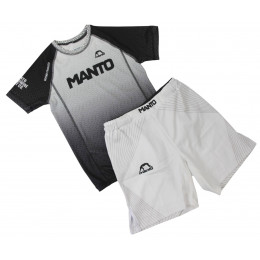 Набор майка/шорты (5 комлпектов) MANTO(NEW MODEL) 102, взрослый, серый, (S-XXL)