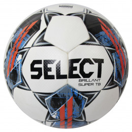 Мяч для футбола SELECT BRILLIANT SUPER TB (№5), бел/черн/син, модель №17