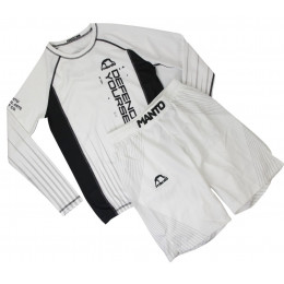 Набор рашгард/шорты (6 комплектов) MANTO(NEW MODEL) 105, детские, цвет белый, 128 (6-7л)-XS(12-13л)