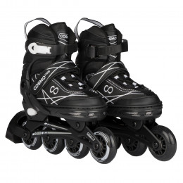 Ролики Cosmoride Freerider черно-белый (35-38)