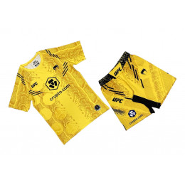 Комплект шорты/футболка (2) VENUM UFC(CRYPTO)12049, цвет желтый (XXL)