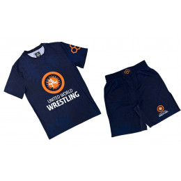 Набор майка/шорты (6 комплектов) RUDIS(TR)2015 детский, синий (128-XS)