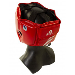 Шлем боксерский Adidas(NEW), открытый, красный, найлекс, L