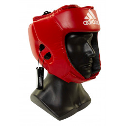 Шлем боксерский Adidas(NEW), открытый, красный, найлекс, L
