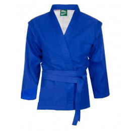 Куртка для самбо GREEN HILL, 550г/м2, синяя, (3 (160))