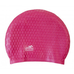Шапочка для плавания с пупырышками CONQUEST(A-19), розовый