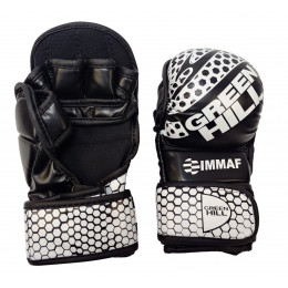 Перчатки MMA GREEN HILL, DX, черный/белый, M