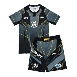 Комплект шорты/футболка (2) VENUM UFC(CRYPTO) 12035, цвет дымный (XS)