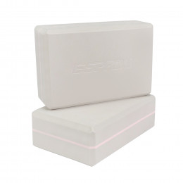 Блоки для йоги ESPADO, 2 шт., Бежево-розовый ES2722BG, 1/25